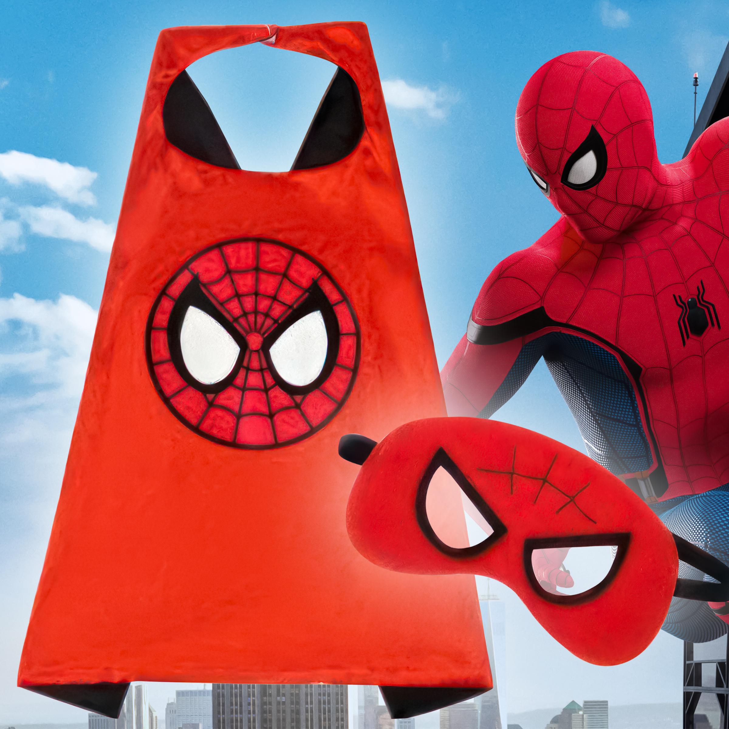 Карнавальний костюм дитячий плащ із маскою Людина Павук: Повернення додому для хлопчиків від 2 до 6 років - фото 2 Карнавальний костюм дитячий плащ із маскою Людина Павук: Повернення додому для хлопчиків від 2 до 6 років - фото 2