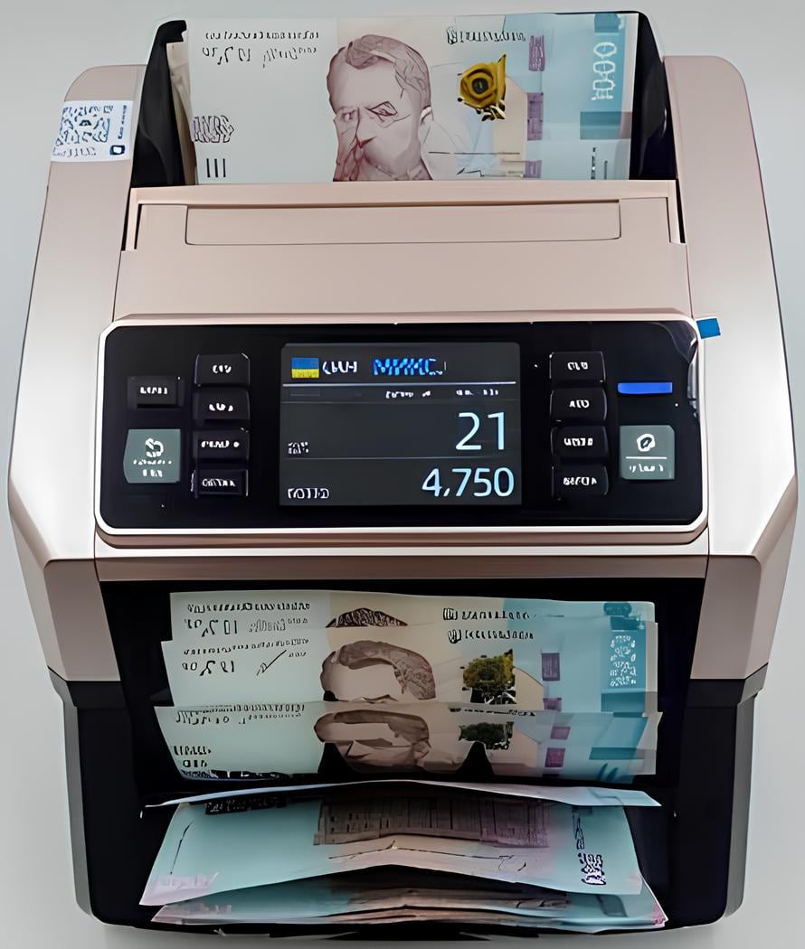 Счетчик купюр Hard-Cash NEO с CIS-сканером UV/MG/IR проверкой/суммированием и фасовкой