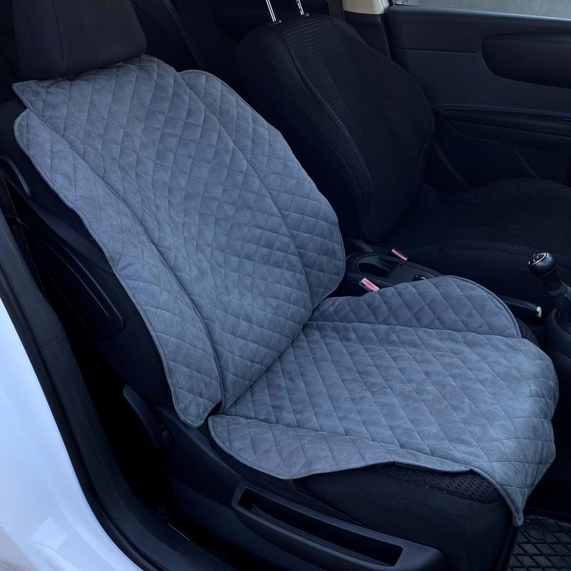 Накидка на сиденье автомобиля эко-замша широкая 1 шт. Серый (793) - фото 2 Накидка на сиденье автомобиля эко-замша широкая 1 шт. Серый (793) - фото 2