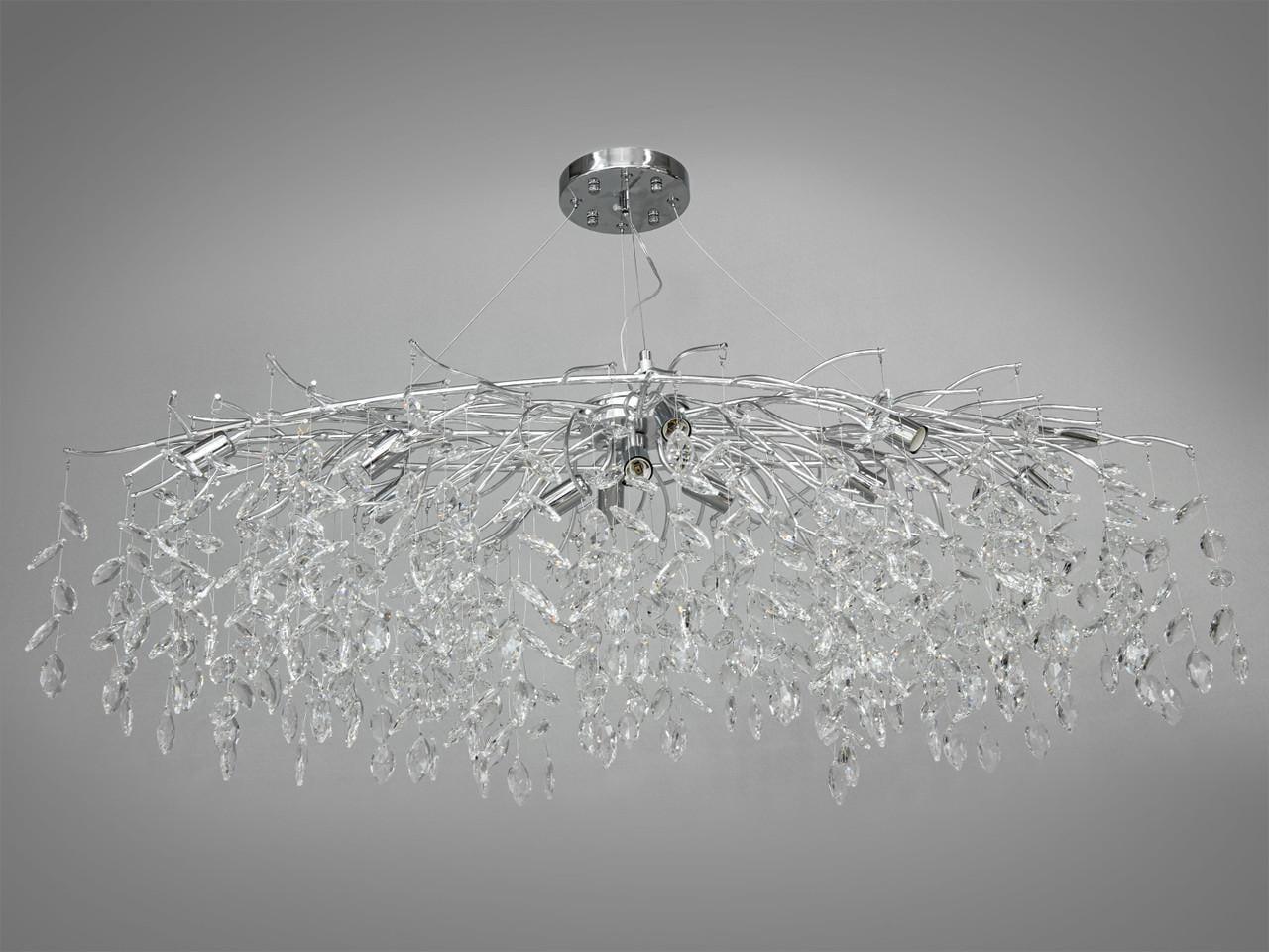 Люстра-подвес хрустальная для гостиной 1607-L1200x500GD (2437587391)