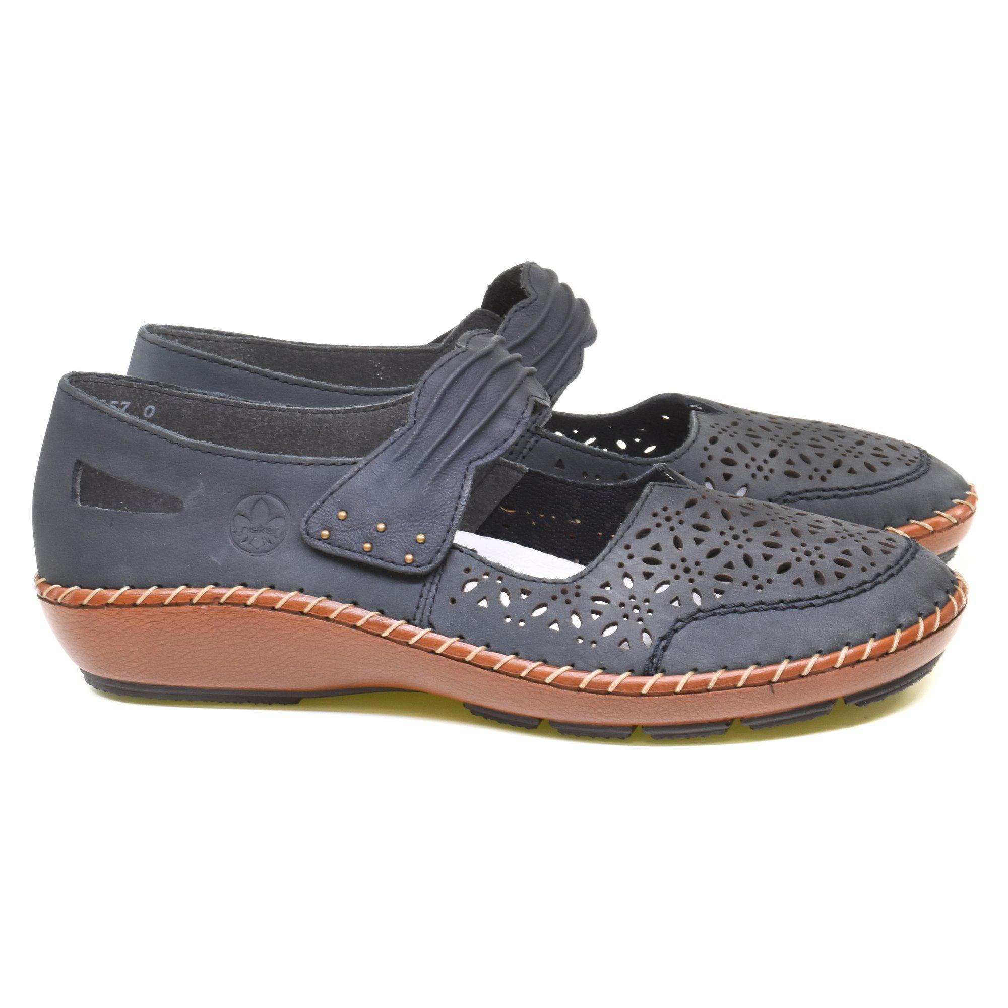 Слипоны женские Rieker р. 38 Темно-синий (089220-38) - фото 4 Слипоны женские Rieker р. 38 Темно-синий (089220-38) - фото 4