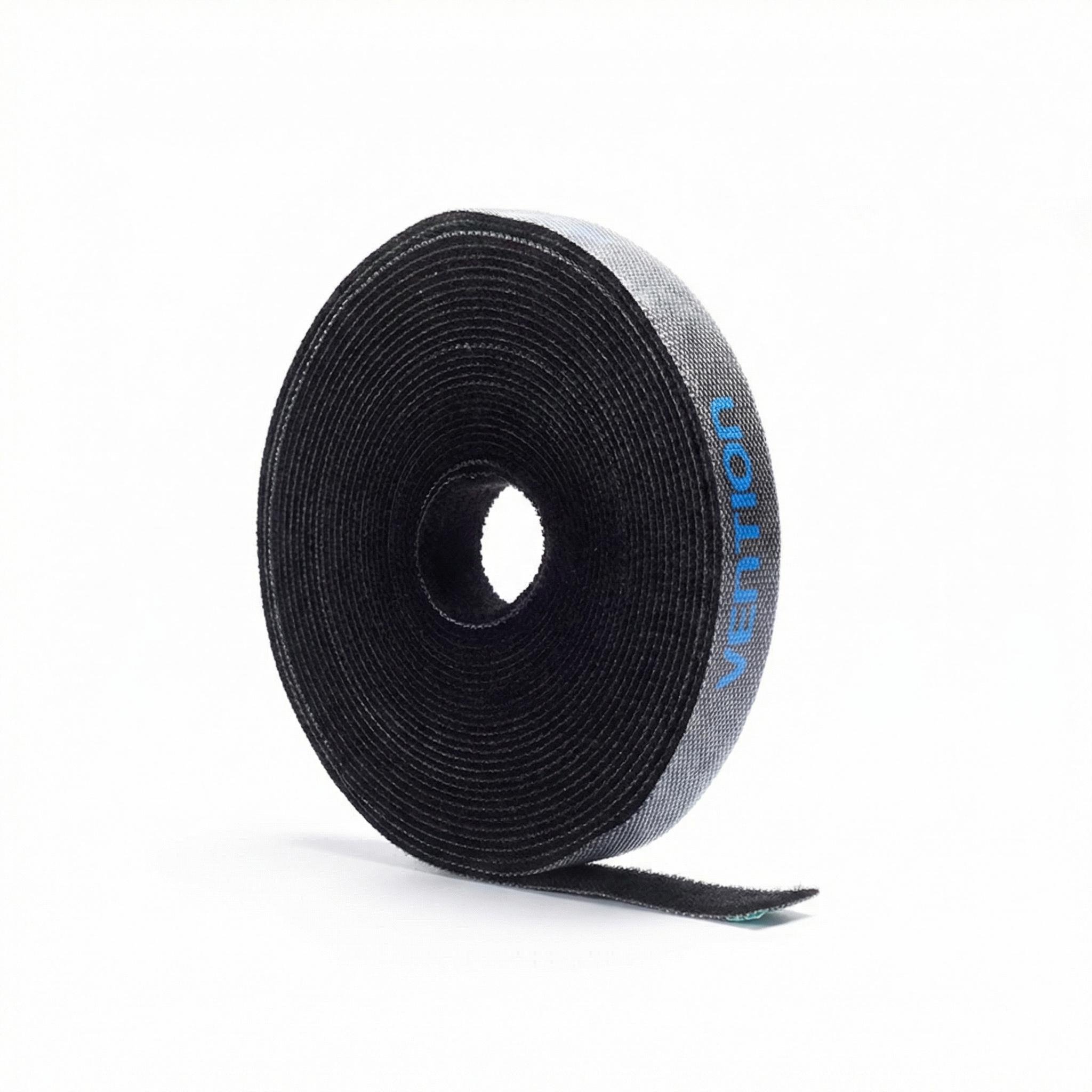 Стрічка-липучка для кабелів Vention 5 м 11 мм Чорний (KAABJ)