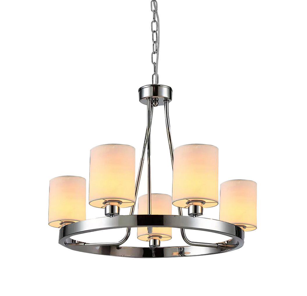 Люстра классическая подвесная Valeso V03-5 Хромовая