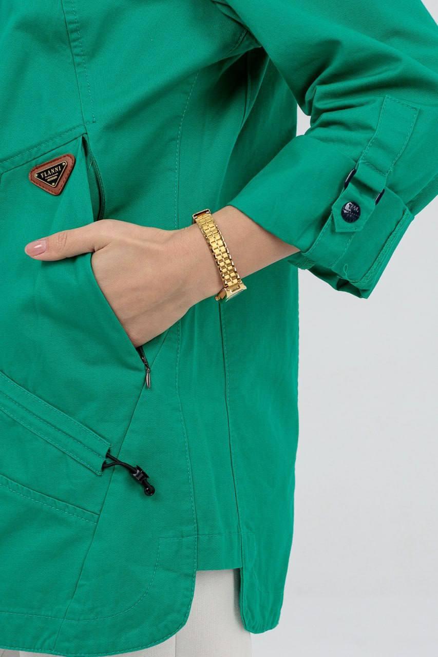 Вітровка жіноча 7XL Зелений (349h/7XL) - фото 5 Вітровка жіноча 7XL Зелений (349h/7XL) - фото 5