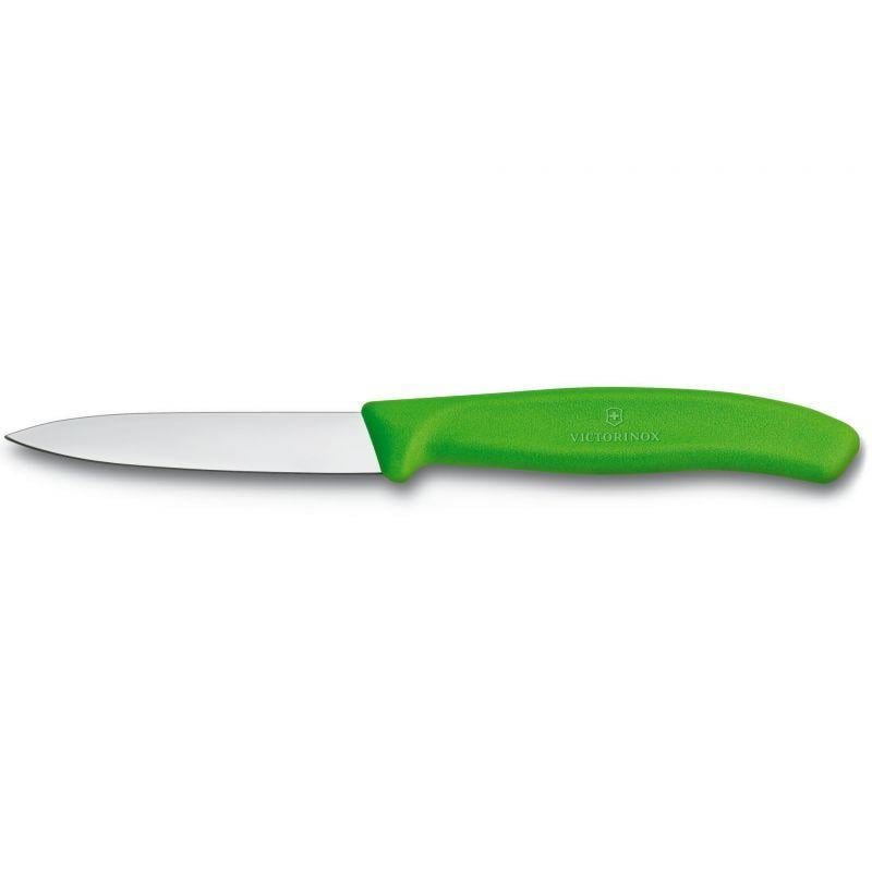 Нож с прямым лезвием Victorinox 8,5 см Green (01124) - фото 1 Нож с прямым лезвием Victorinox 8,5 см Green (01124) - фото 1