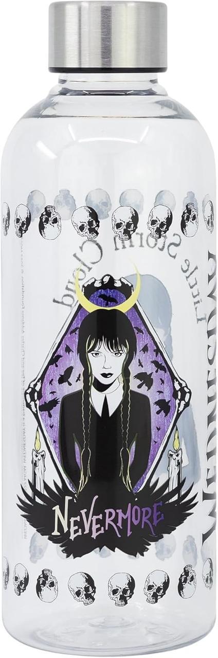 Пластиковая бутылка STOR Wednesday герметичная 7,3x7,3x22,3 см 850 мл Черный с серебреным (2335813364)