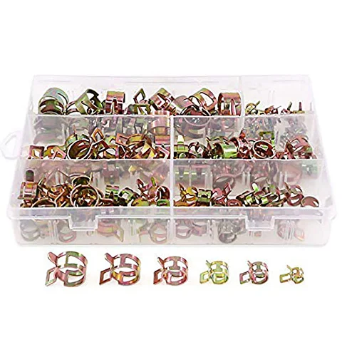 Хомуты пружинные для фиксации патрубков и магистральных шлангов 100 шт. d 6-22 мм (C00799-2) - фото 4 Хомуты пружинные для фиксации патрубков и магистральных шлангов 100 шт. d 6-22 мм (C00799-2) - фото 4