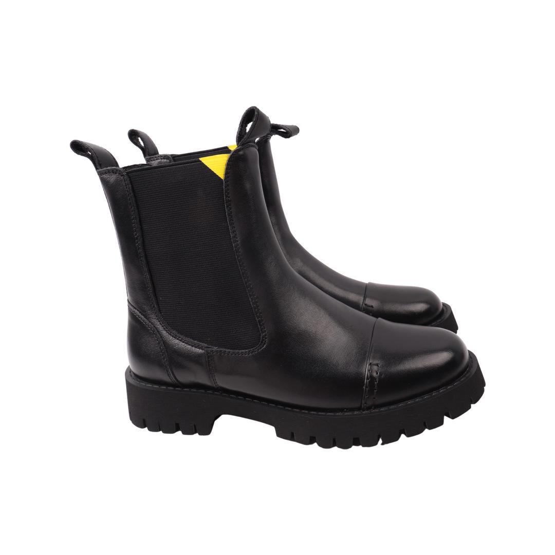 Ботинки женские Berisstini из кожи р. 38 Черный (33-21DHC)