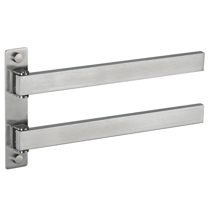 Тримач для рушників Frap F30412 поворотний подвійний Сатин (132607)