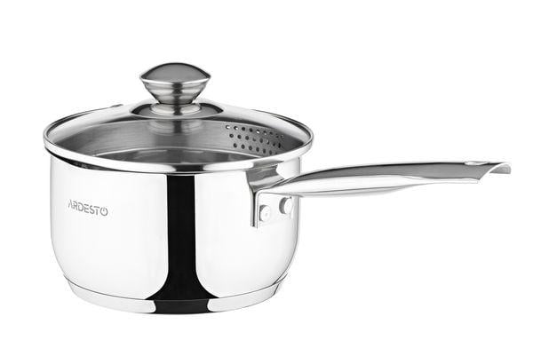 Ковш Ardesto Gemini Lecco с крышкой 1,8 л (AR2818SS) Ковш Ardesto Gemini Lecco с крышкой 1,8 л (AR2818SS)