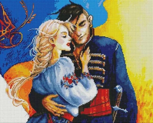 Алмазна мозаїка Українська пара 40х50 см (1876708331)