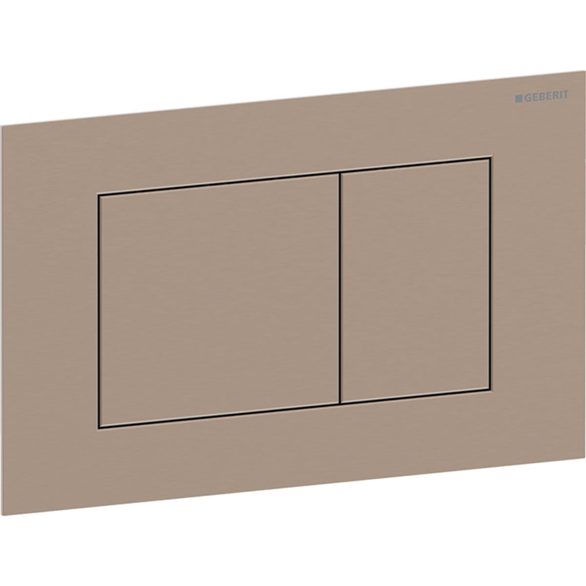 Кнопка для установки Geberit Sigma40 Square механическая Красное золото матовый (115.629.QB.1)
