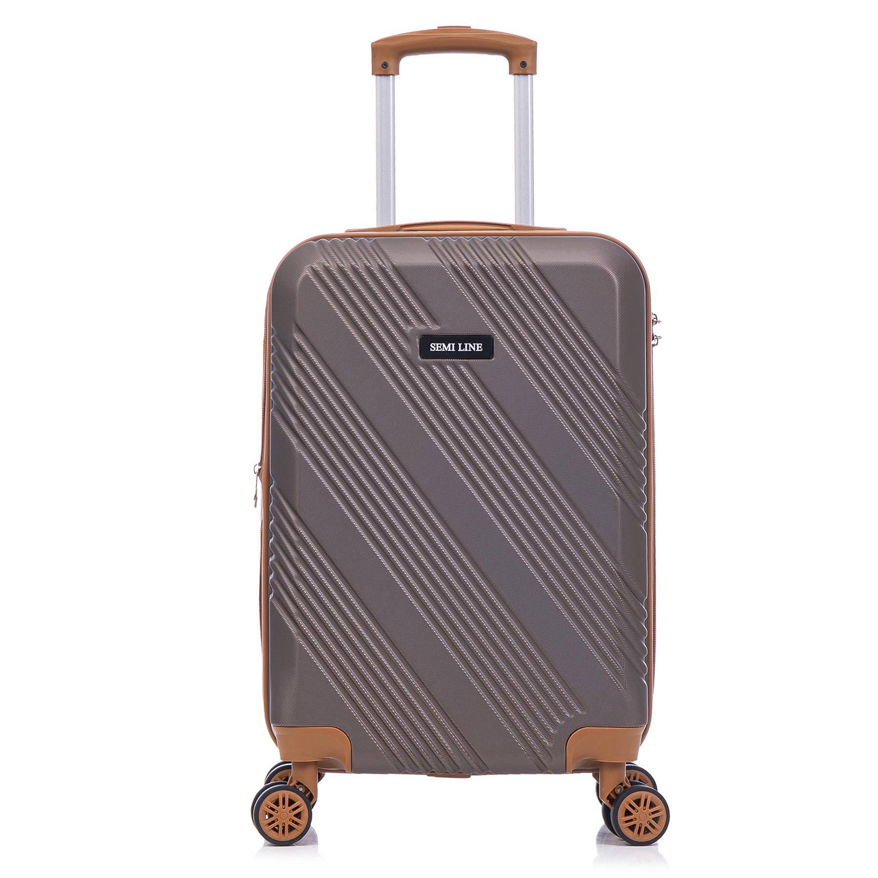 Чемодан SEMI LINE 20" Brown (T5850-1) - фото 2 Чемодан SEMI LINE 20" Brown (T5850-1) - фото 2
