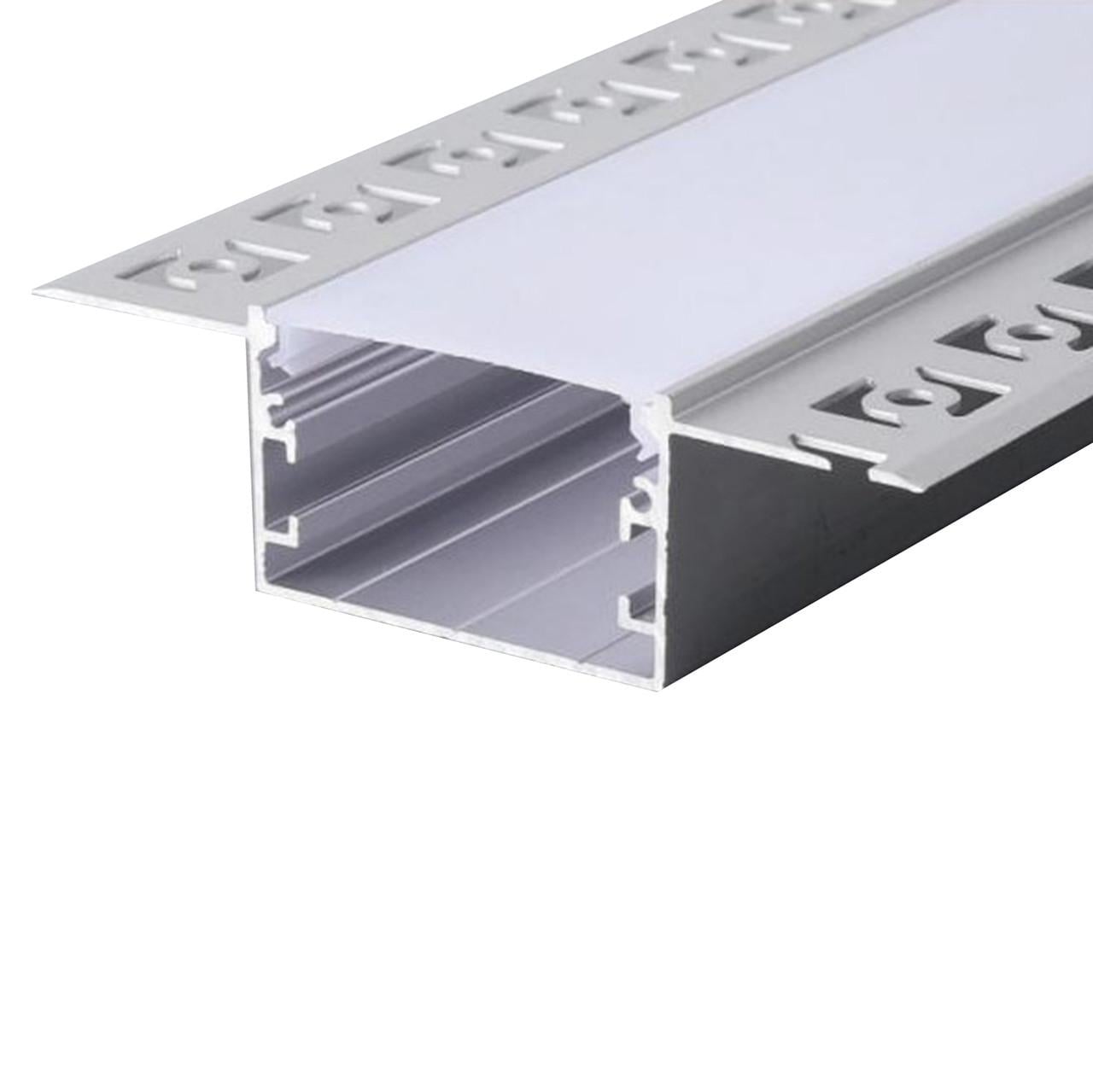 Профиль линейный LED LPS-38 с рассеивателем и 3-я заглушками (2499551770)