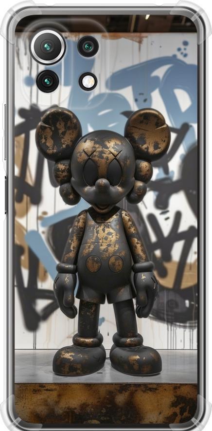 Чехол на Xiaomi Mi 11 Lite Bronze kaws v2 (6098sp-2281-42517)