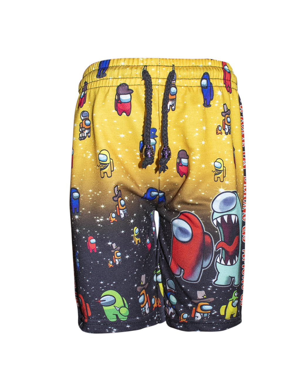 Шорты для мальчика Among us р. 116 Желтый