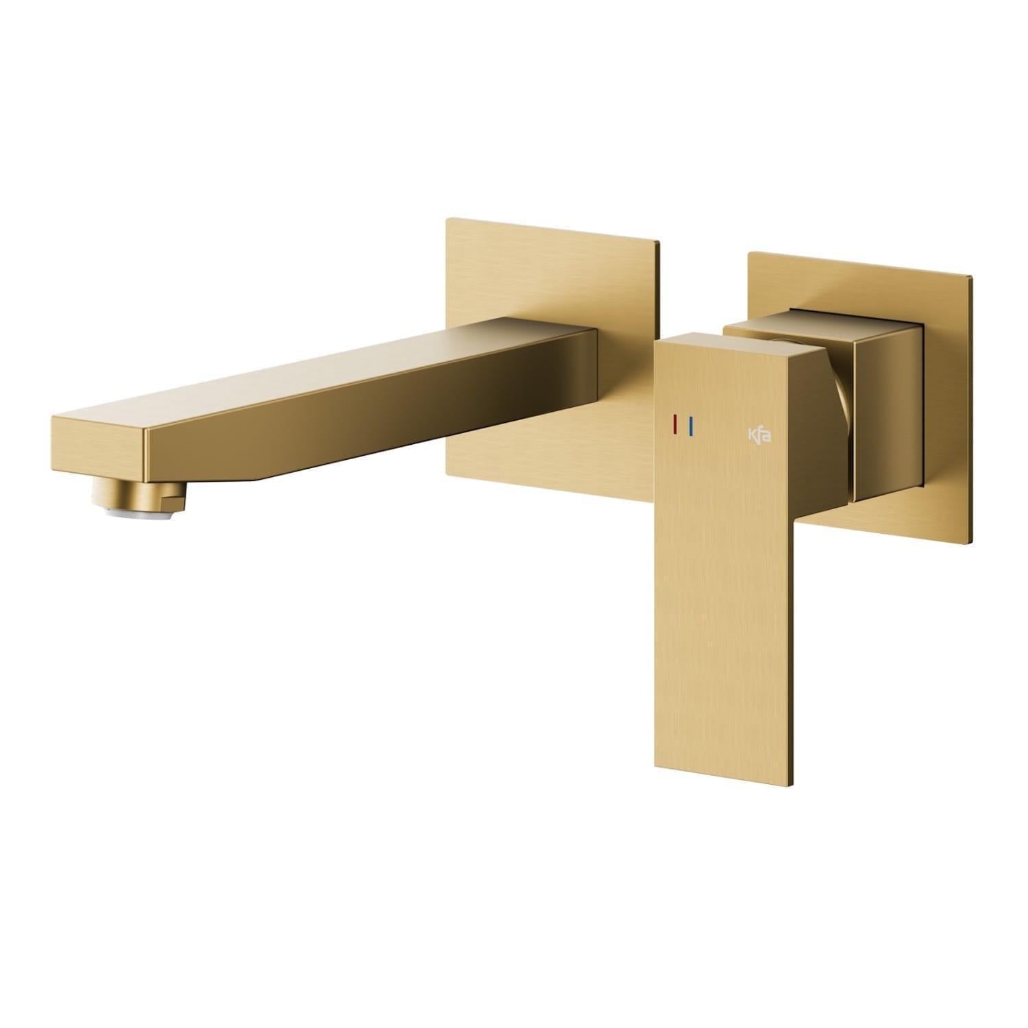Змішувач для раковини KFA Armatura Logon прихованого монтажу Золото матове (5139-810-39)