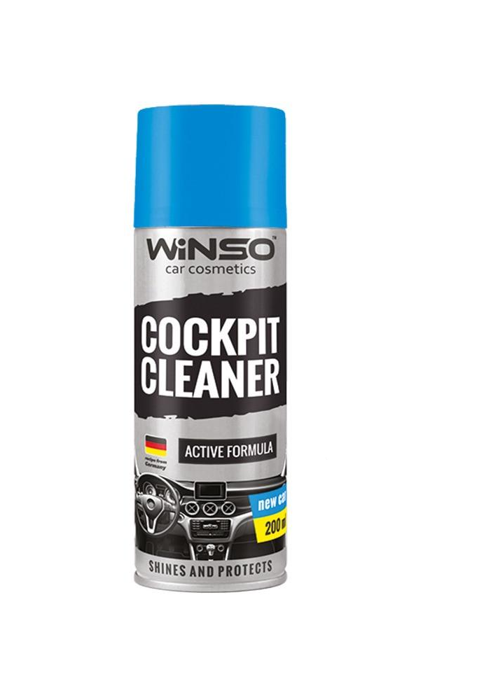 Полироль для пластика WINSO Cockpit Cleaner New Car 200 мл (820270)