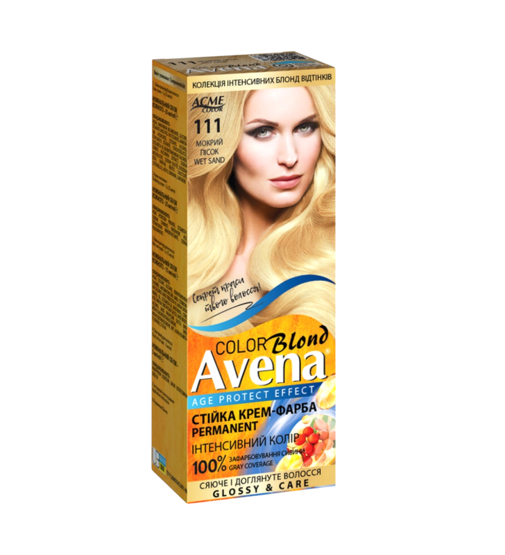 Стойкая крем-краска для волос Acme Color AVENA 111 Мокрый песок