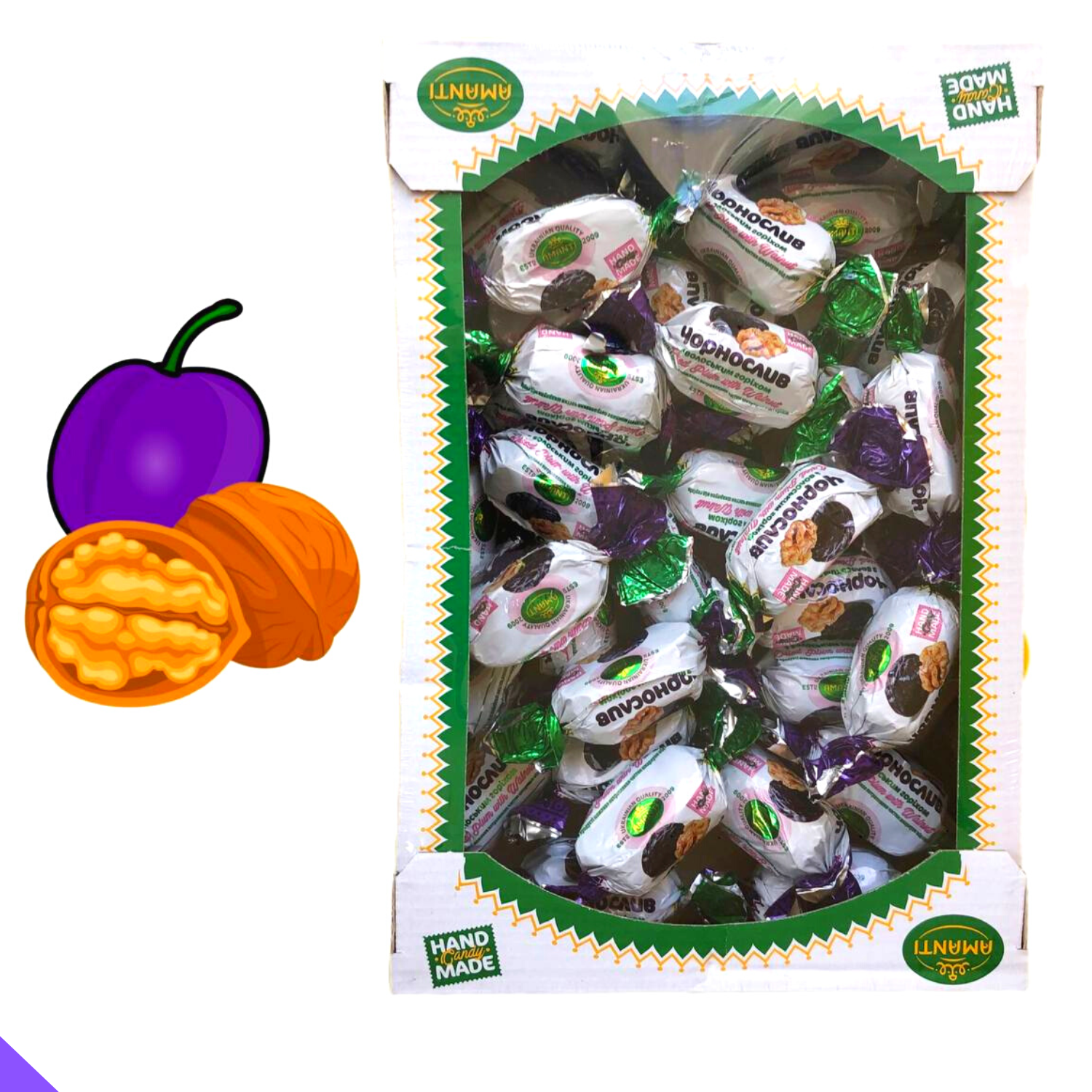 Конфеты шоколадные Аманти Чернослив с орехом 1 кг (A-1000-prune) - фото 5 Конфеты шоколадные Аманти Чернослив с орехом 1 кг (A-1000-prune) - фото 5