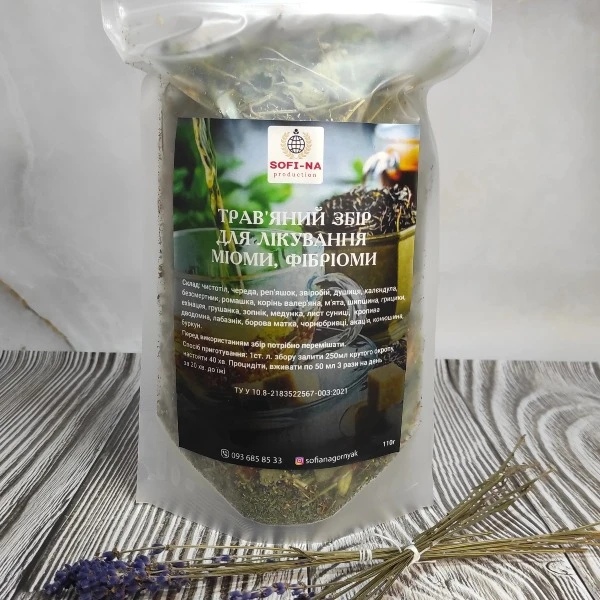 Сбор травяной для лечения фибриомы миомы 110 г (32087076)