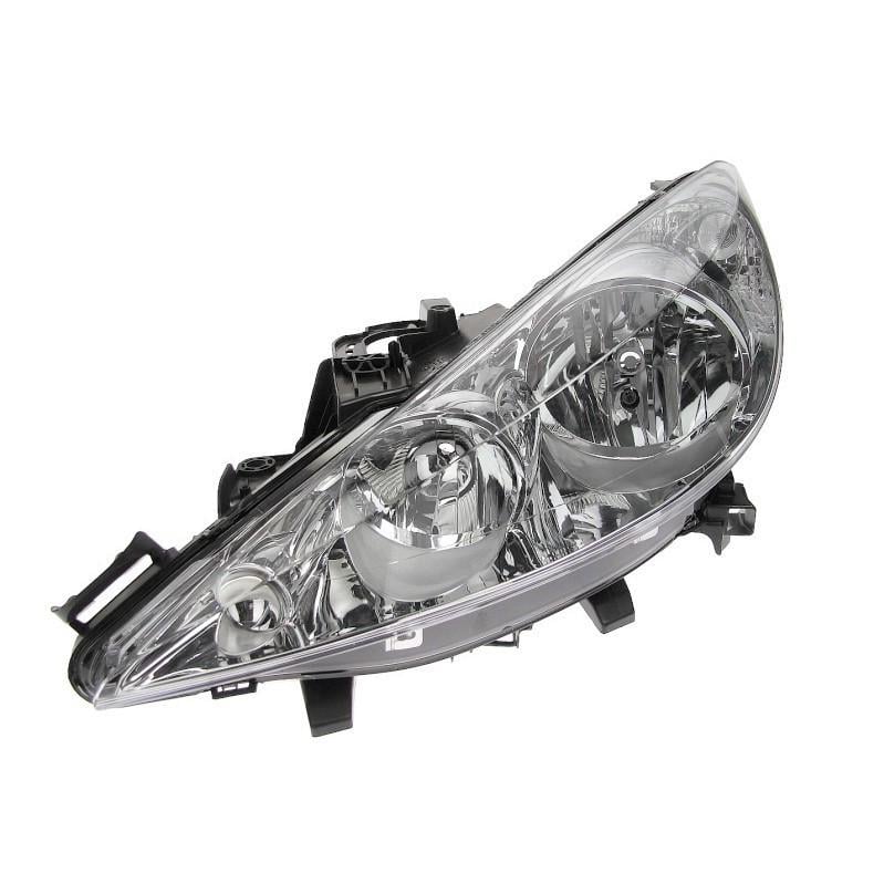 Фара передняя левая Peugeot 207 2006- H7/H1 (550-1141L-LD-EM)