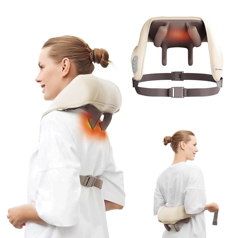 Массажер DamKee для шеи и спины электрический подушка с 5D-массажем релакс - фото 8 Массажер DamKee для шеи и спины электрический подушка с 5D-массажем релакс - фото 8