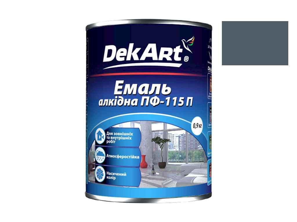 Эмаль алкидная ПФ-115 DekArt 900 г Темно-серый (483437)