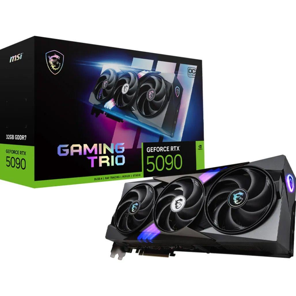 Видеокарта MSI GeForce RTX 5090 32G GAMING TRIO OC (G5090-32GTC)