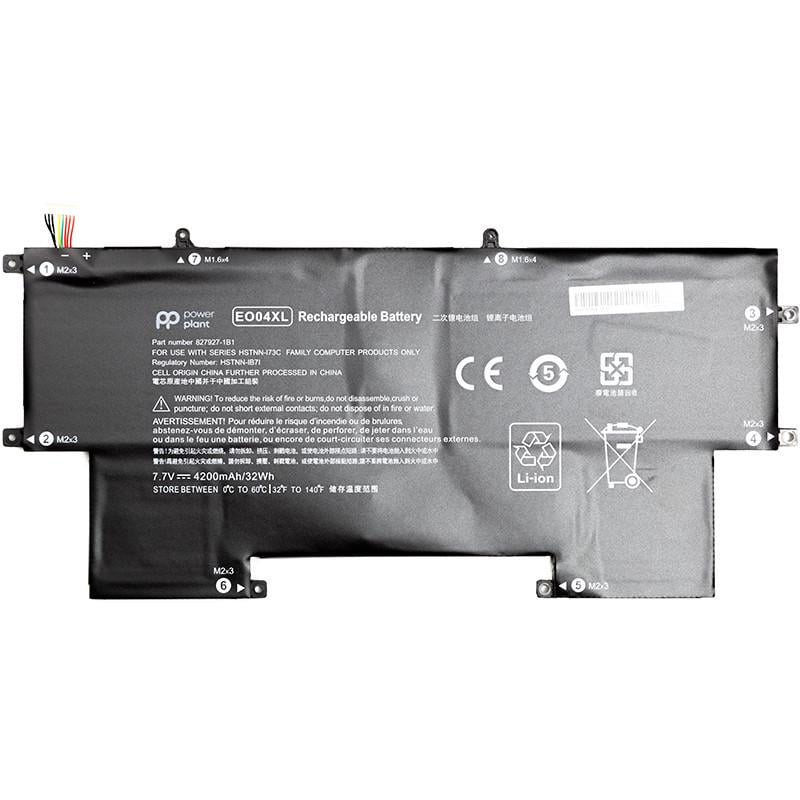 Аккумулятор Power для ноутбуков HP EliteBook Folio G1 EO04XL 7,7V 4200 mAh (2477884962)
