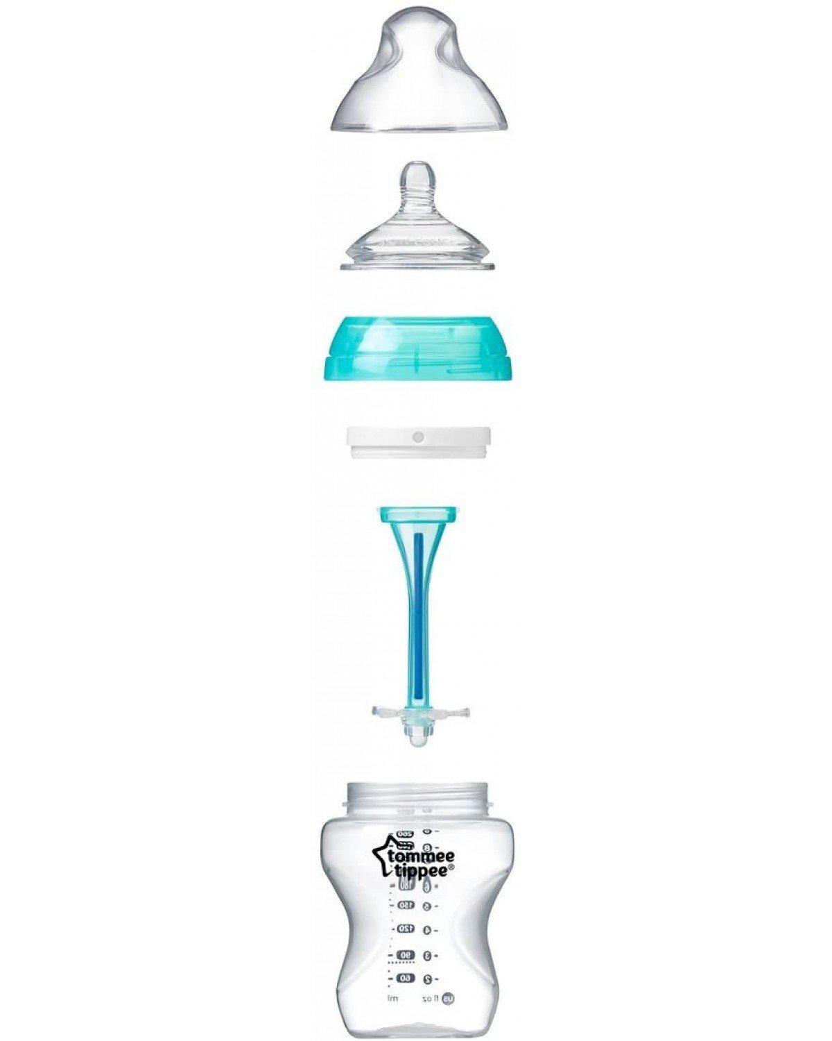 Бутылочка для кормления антиколиковая Tommee Tippee Advanced Anti-Colic 260 мл (TT0020) - фото 3