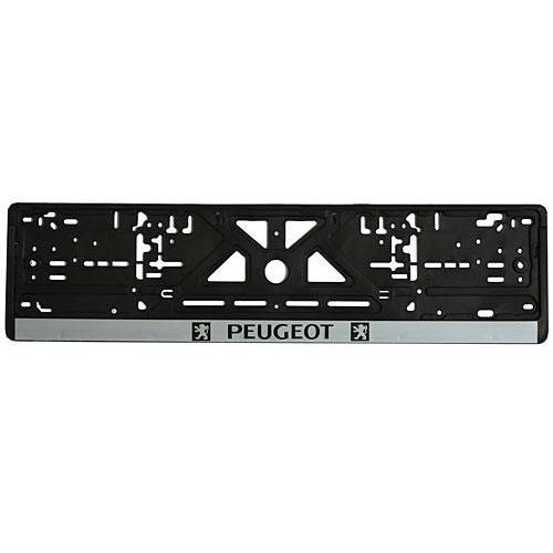 Рамка номерного знака Peugeot пластиковая Черный