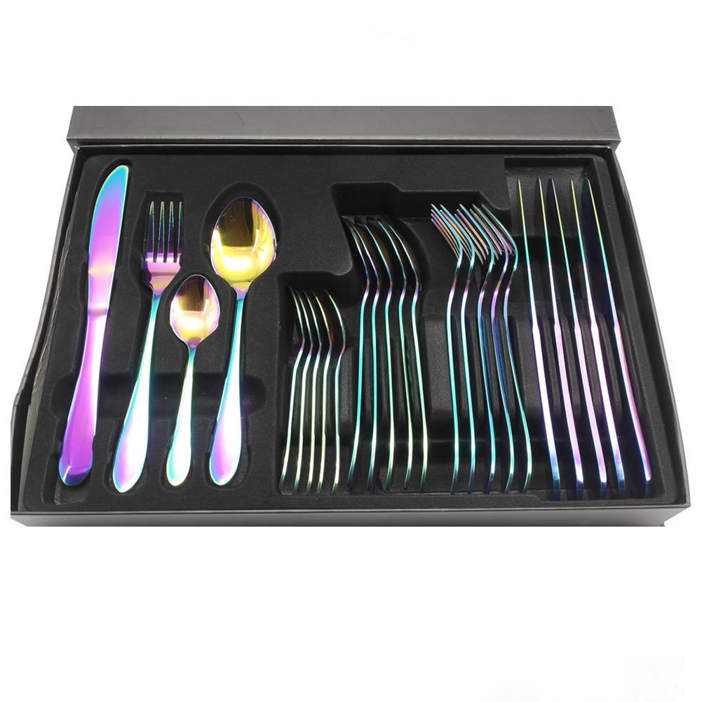 Набір столових предметів A-PLUS Rainbow (1421) - фото 3 Набір столових предметів A-PLUS Rainbow (1421) - фото 3