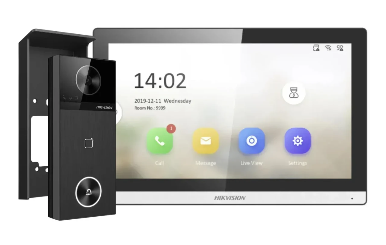 Комплект IP-видеодомофона Hikvsion DS-KIS610-P Комплект IP-видеодомофона Hikvsion DS-KIS610-P