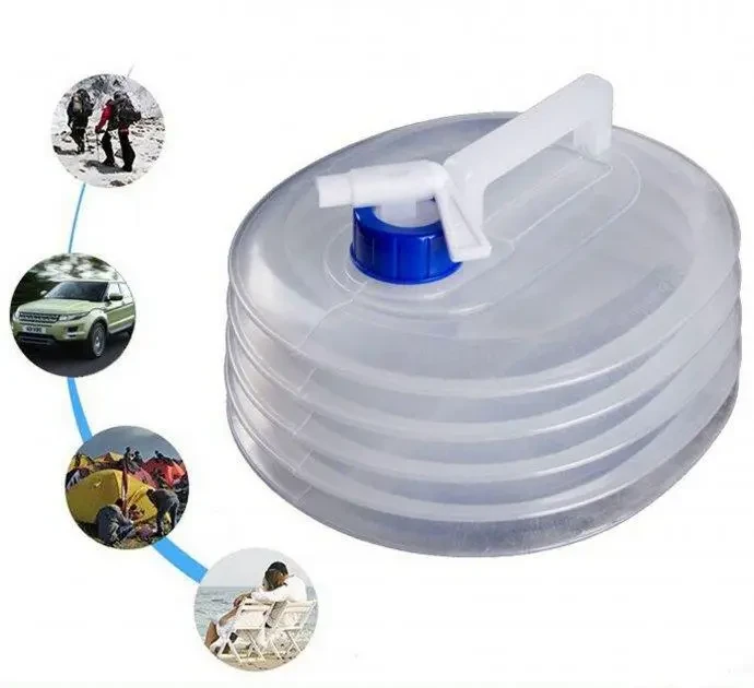 Канистра для воды складная силиконовая 15 л (2727544297). - фото 5 Канистра для воды складная силиконовая 15 л (2727544297). - фото 5