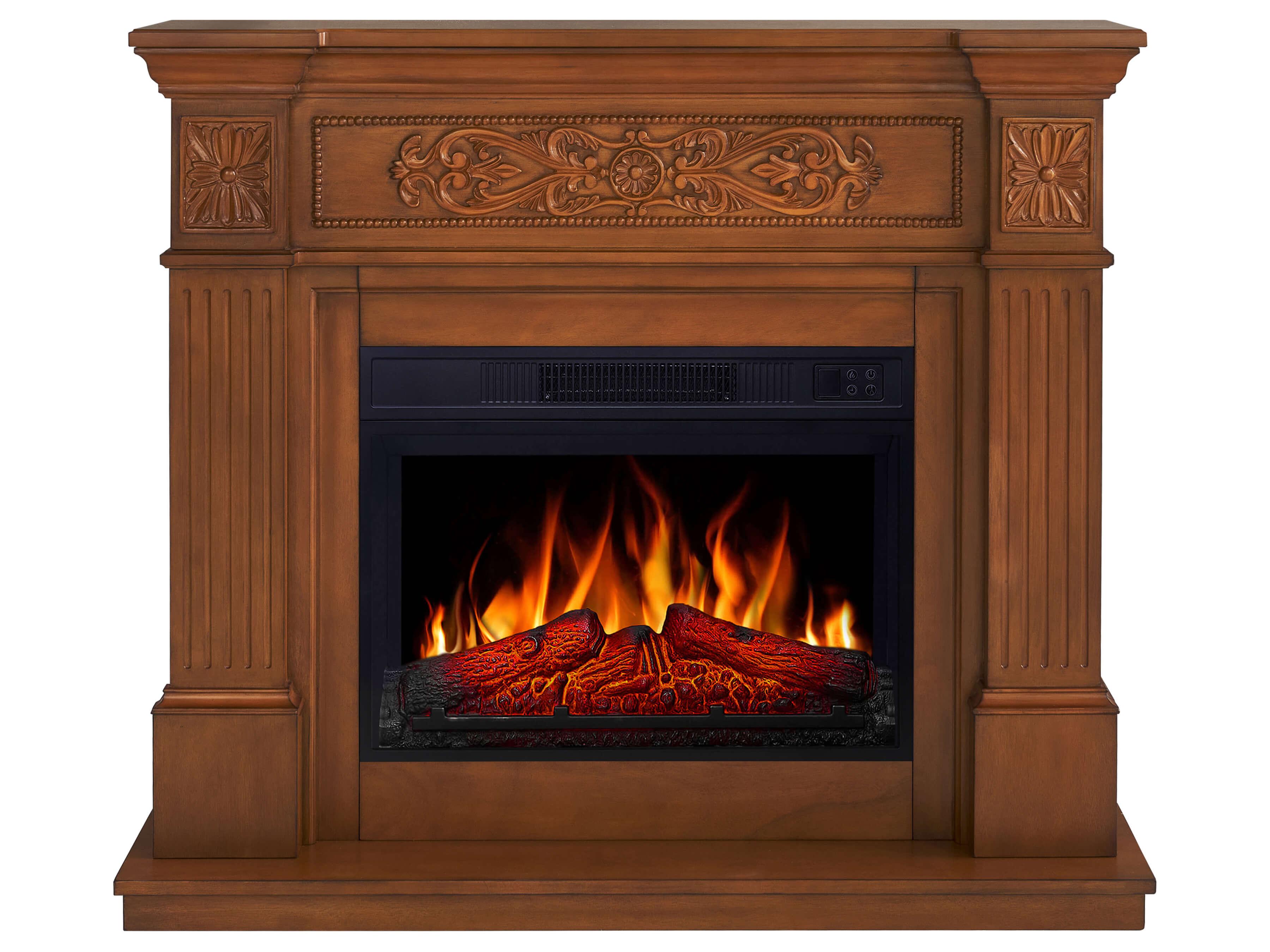 Камінокомплект ArtiFlame Toscana AF23S з обігрівом та звуком горіння вогню Дуб