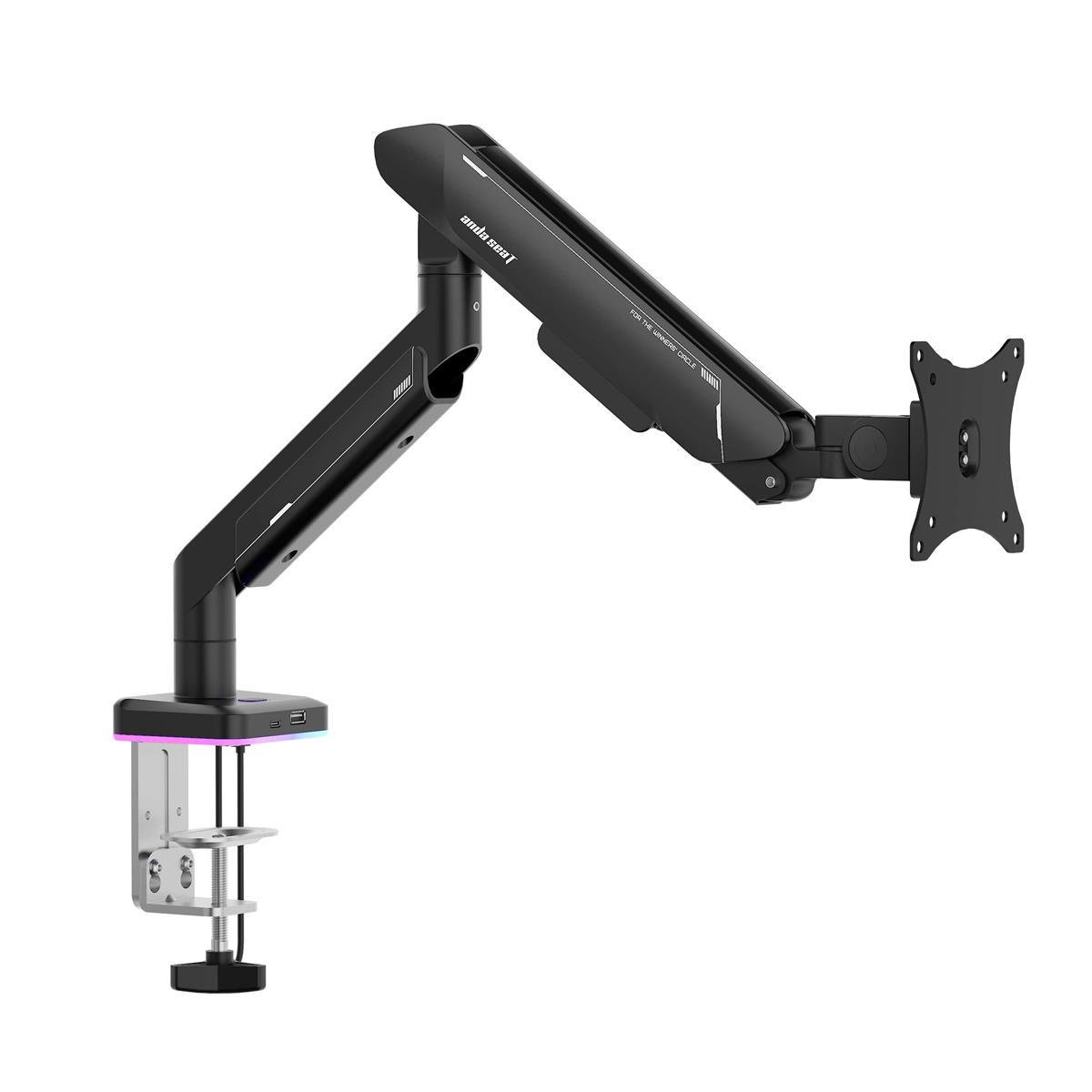 Кронштейн для ТВ/монитора Anda Seat Stealth Pro II RGB VESA 100х100 до 15 кг 17-42" Черный (AD-W-A9X-1S-BB)