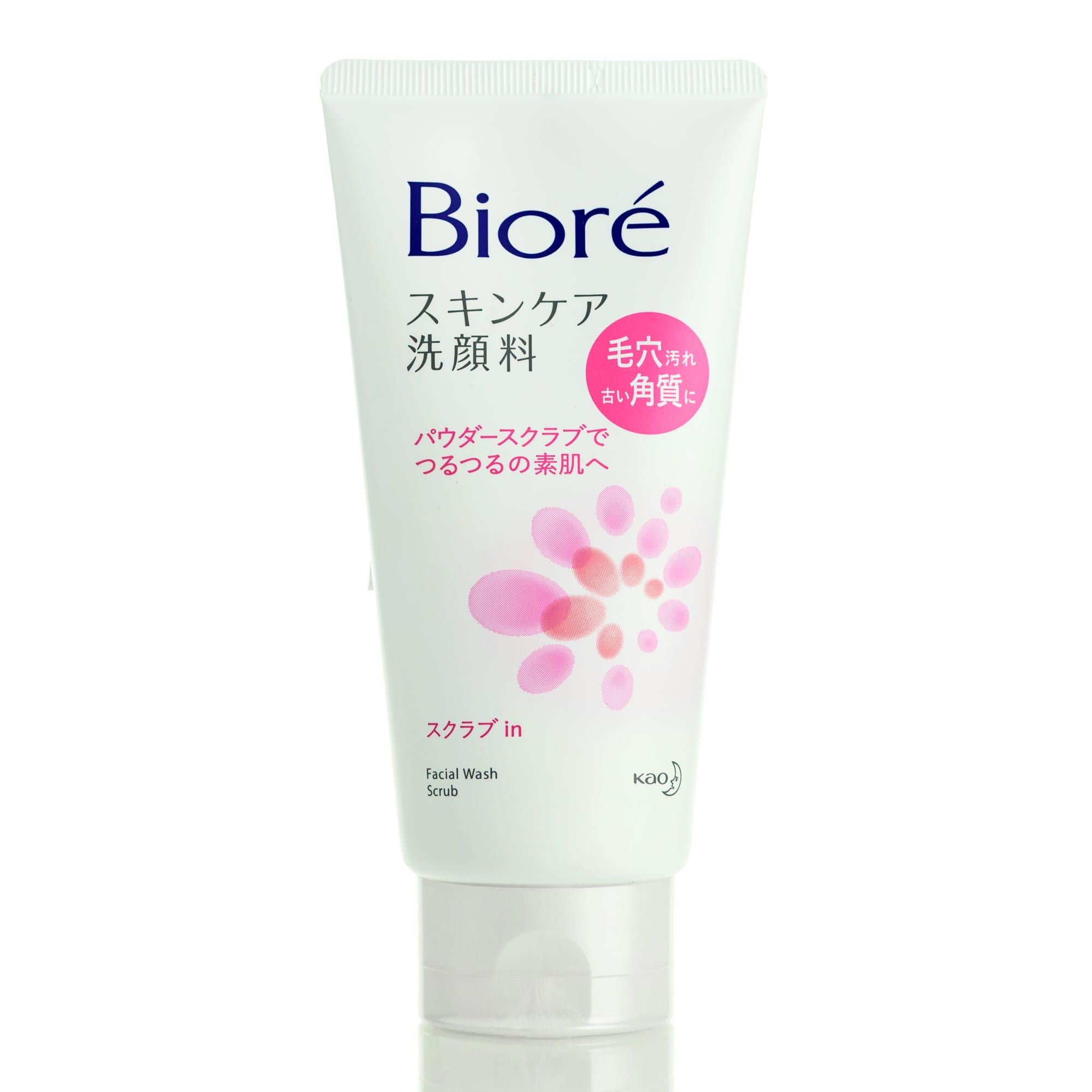 Пенка-скраб для лица KAO Biore Facial Wash Scrub цветочная 130 мл