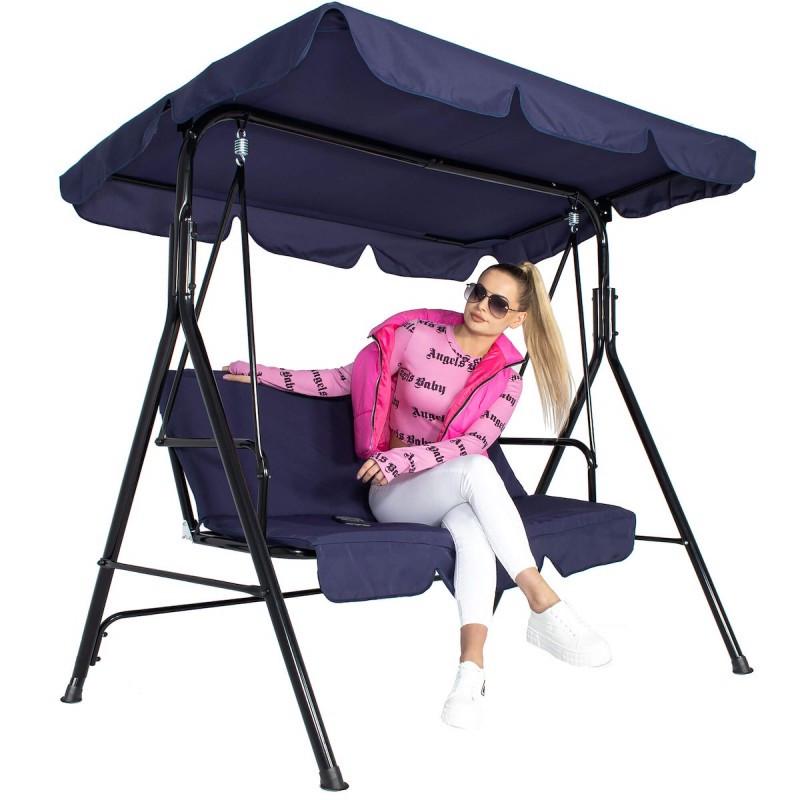 Садовые качели Just Garden Relax трехместная Синий (2661693894) - фото 8 Садовые качели Just Garden Relax трехместная Синий (2661693894) - фото 8