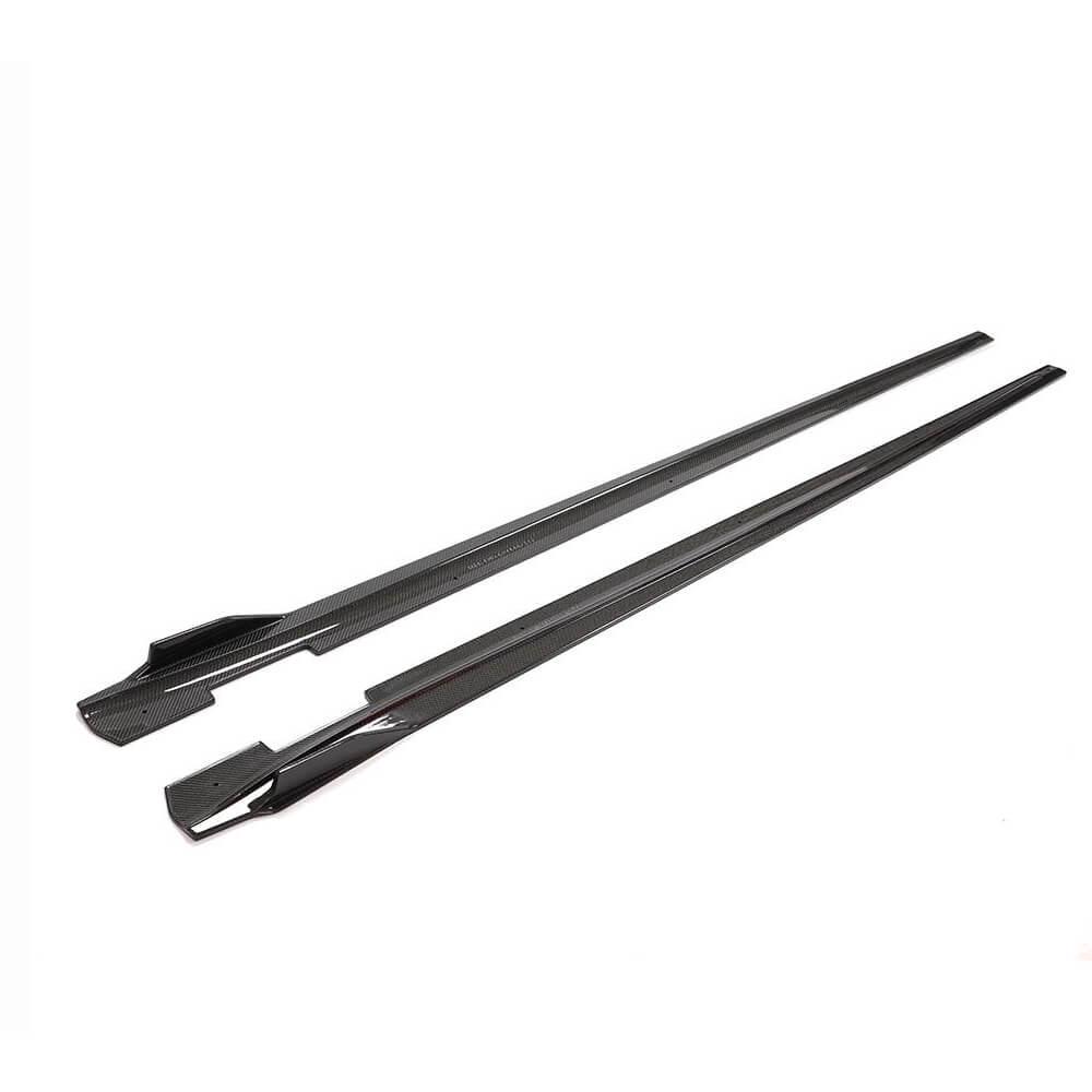 Боковые пороги DDCarbon 2016-2020 для Porsche Panamera 2016-2023 гг. натуральный карбон (153119)