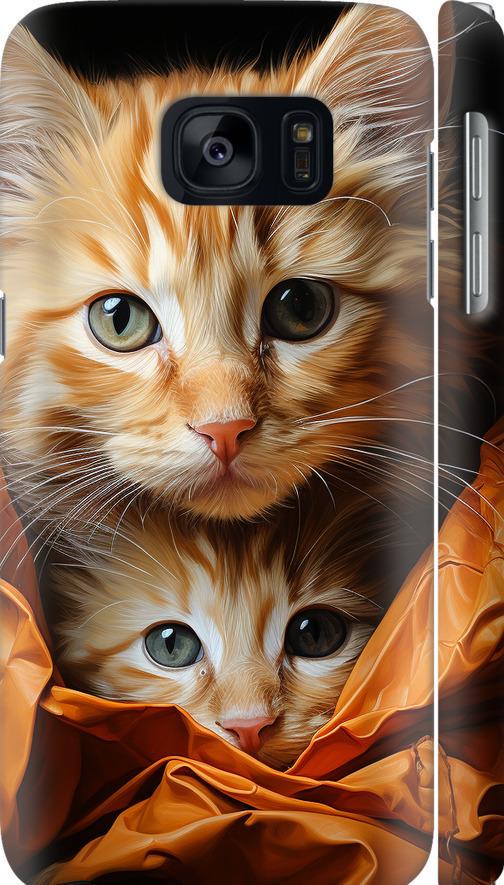 Чехол на Samsung Galaxy S7 G930F Котики 2 (5664m-106-42517)