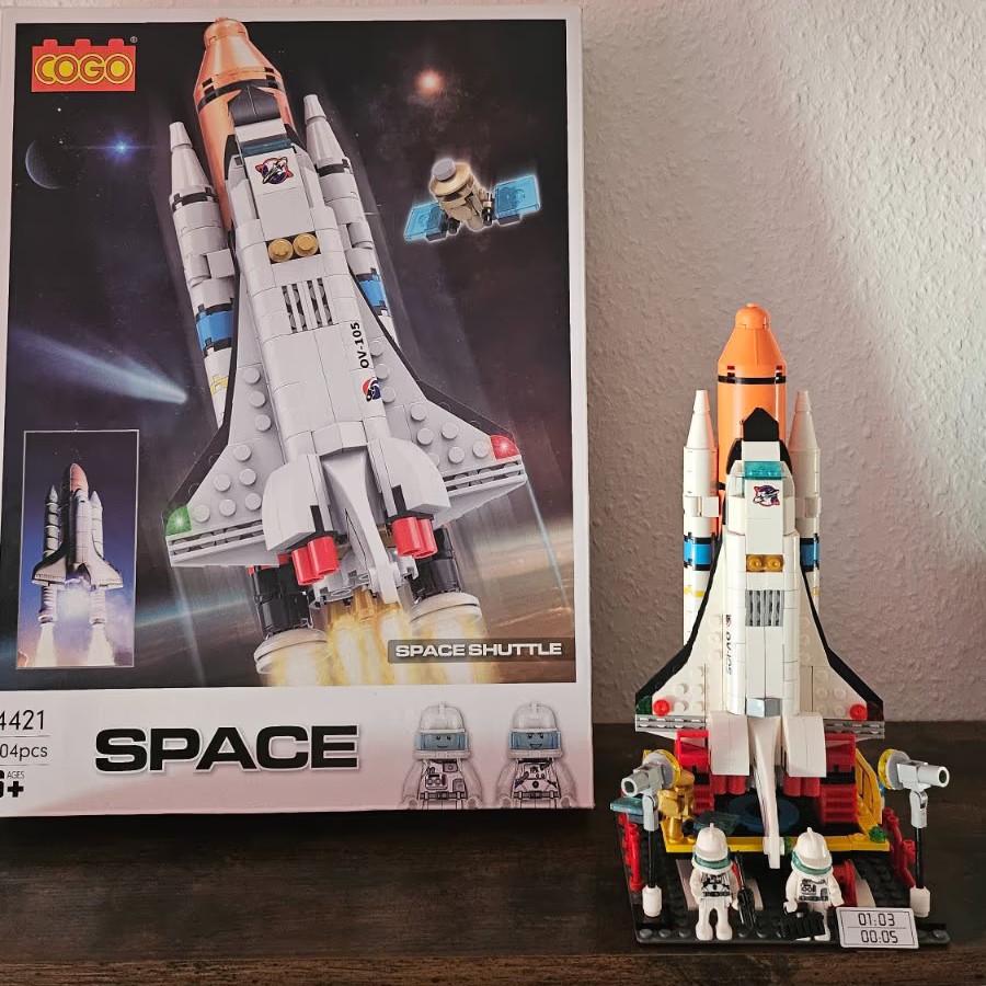 Конструктор для детей COGO Космический Шаттл с площадкой для запуска 404 дет. (28444247) - фото 3 Конструктор для детей COGO Космический Шаттл с площадкой для запуска 404 дет. (28444247) - фото 3