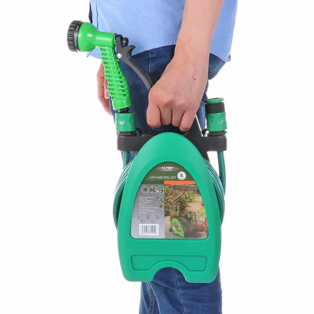 Шланг поливочный BB-4208 с катушкой и распылителем 7 режимов 10 м Green (784780534) - фото 8 Шланг поливочный BB-4208 с катушкой и распылителем 7 режимов 10 м Green (784780534) - фото 8