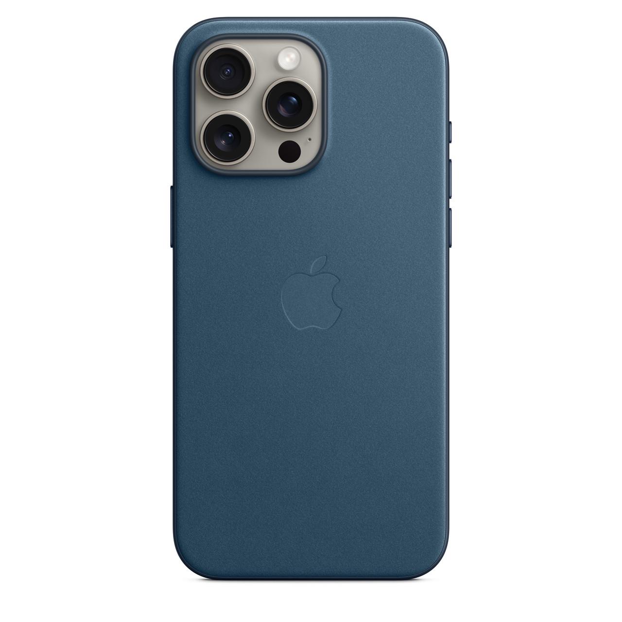 Чохол для iPhone 15 pro Max Apple FineWoven Case with MagSafe for iPhone 15 Pro Max Pacific Blue (HC) - фото 2