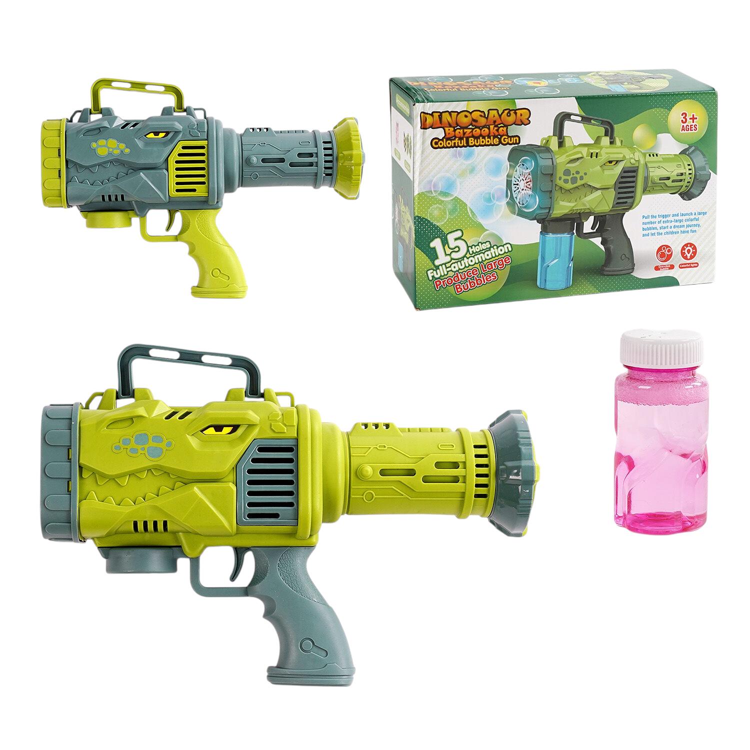 Пістолет з мильними бульбашками 018 Динозавр (113856) - фото 2 Пістолет з мильними бульбашками 018 Динозавр (113856) - фото 2