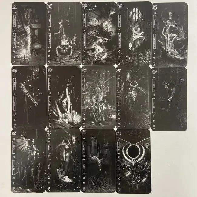 Карты Таро Goetia Tarot in Darkness 78 карт - фото 2 Карты Таро Goetia Tarot in Darkness 78 карт - фото 2