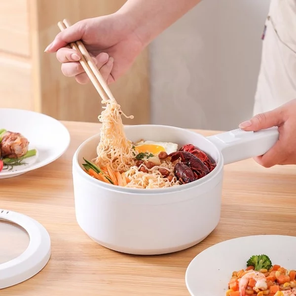 Кастрюля-пароварка с терморегулятором в наборе решетка съемная для приготовления на пару 1,5 л (C01124) - фото 2 Кастрюля-пароварка с терморегулятором в наборе решетка съемная для приготовления на пару 1,5 л (C01124) - фото 2