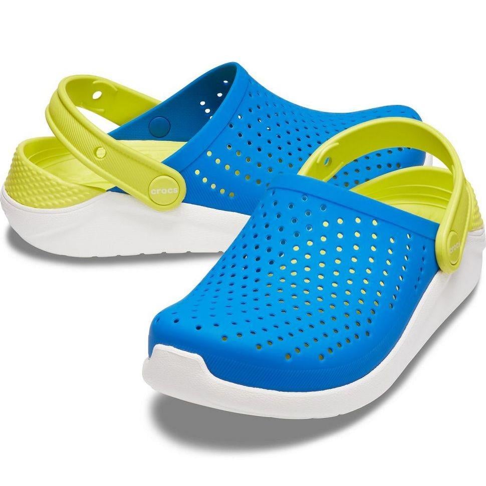 Шльопанці дитячі для хлопчика Crocs Literide Kids Bright р. 33/34 Світло-синій (18616)