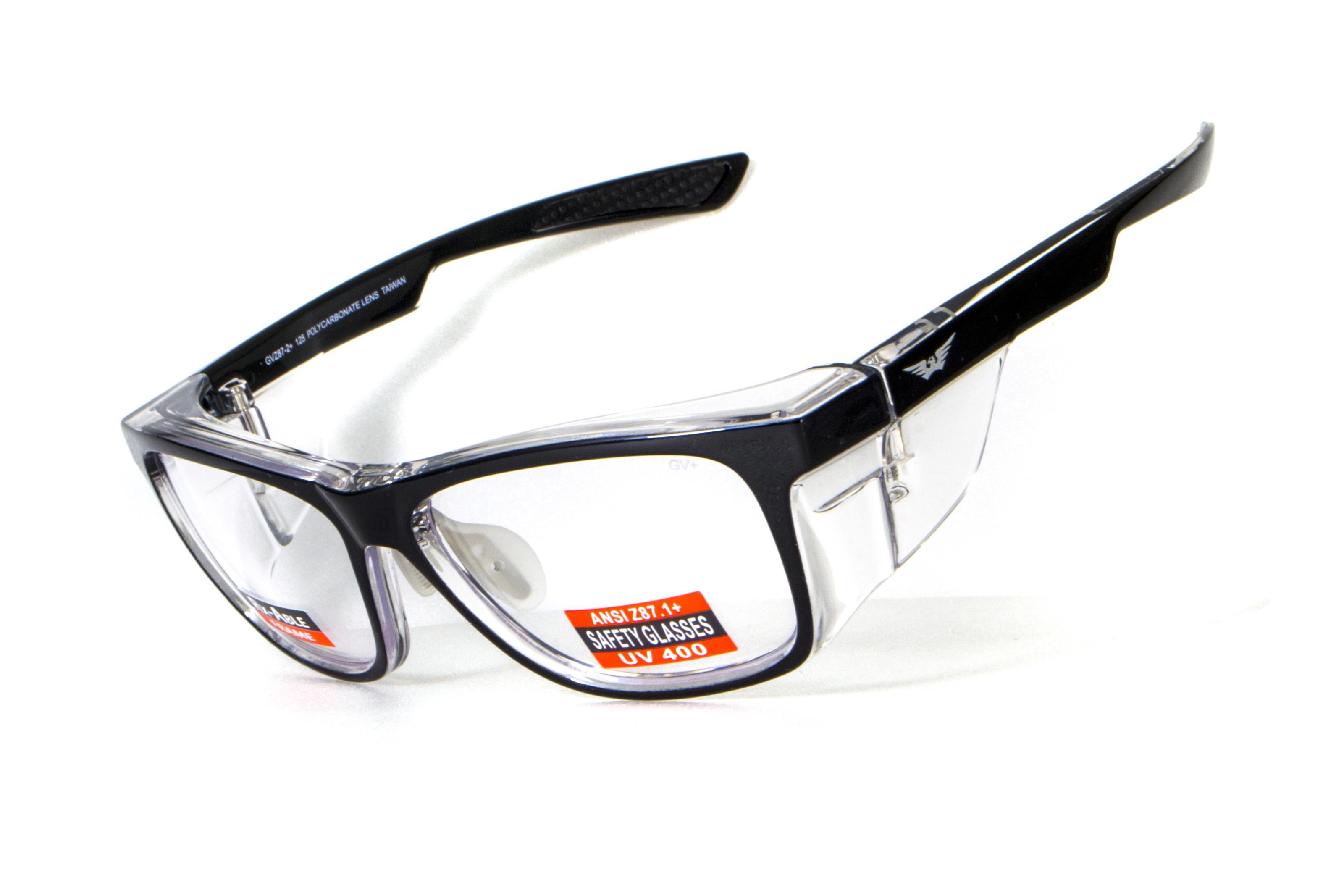 Оправа спортивная под диоптрии Global Vision RX-T Сrystal Black rx-able clear Прозрачный (1513)