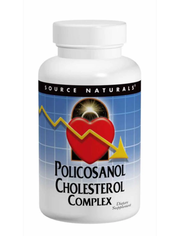 Комплекс для профілактики тиску та кровообігу Source Naturals Policosonol Cholesterol Complex 60 Tabs